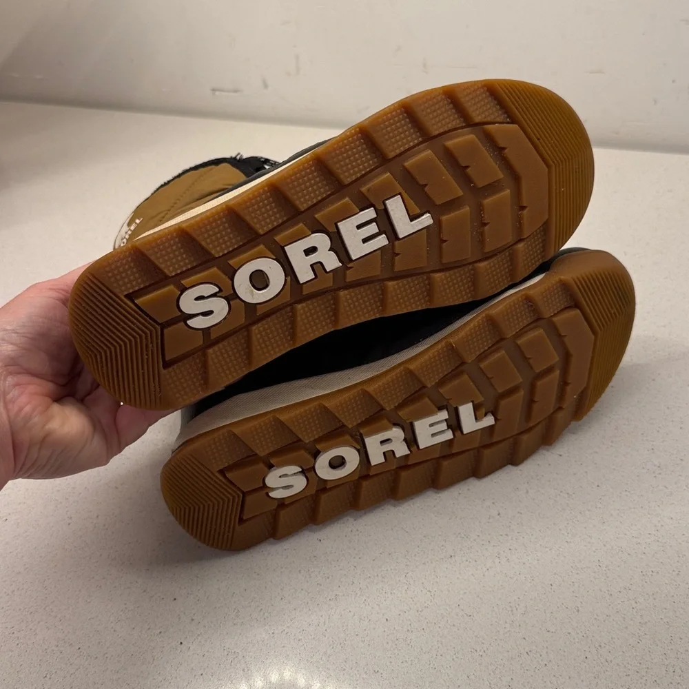 Sorel Kids' Brown, Gray, Black Winter Boots Size 2.5